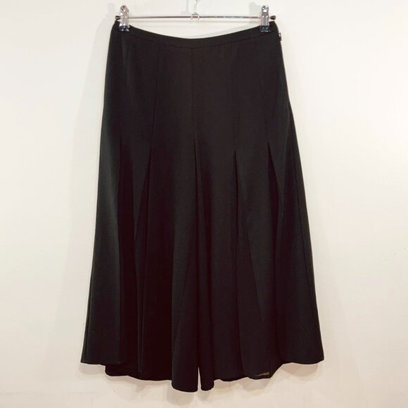 New Reiss Zodiac Pleated Skirt Culottes Black 4, S $245 - Picture 1 of 7